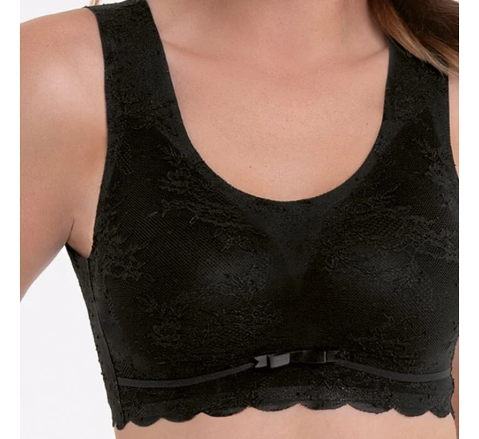 Esenciálna čipkovaná braletka s penovou výplňou 5400 black - Anita Classix