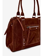 Velká taška z imitace semiše Camel model 22220947 - Flora&Co Velká taška z imitace semiše Camel model 22220947 - Flora&Co