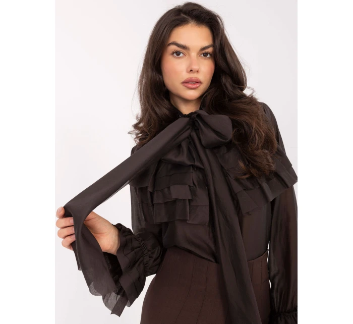 Koszula IT KS model 21795610 ciemny brązowy - FPrice Koszula IT KS model 21795610 ciemny brązowy - FPrice