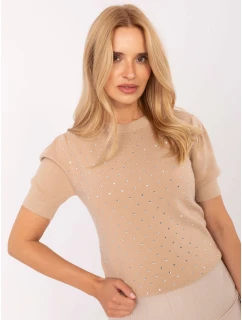 Sweter PM SW PM model 21308008 camelowy - FPrice