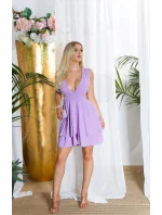Dámsky sexy overal KOV26245 Light lilac purple - Koucla