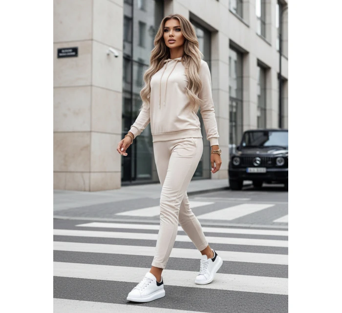 Dámská tepláková souprava MIGEL light beige Dstreet model 21980350 - FashionStreet