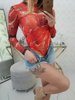 Tělová halenka model 18748767 vzor červená - K-Fashion