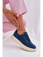 Semišové Dámské Tenisky Na Platformě model 21697031 - EVENTO