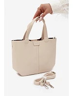 Béžová taška z umělé kůže model 22220925 - Flora&Co