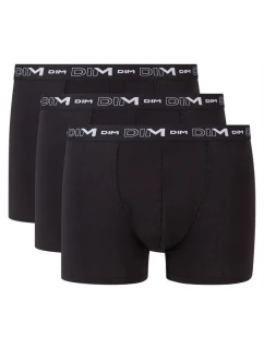 Pánske boxerky 3 ks COTTON STRETCH čierne - DIM