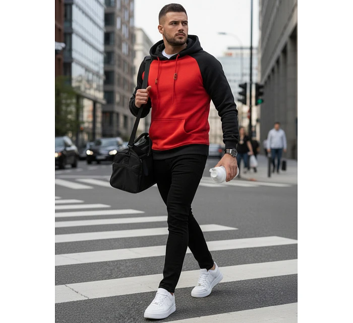 Bluza męska czerwona model 22118207 - FashionStreet