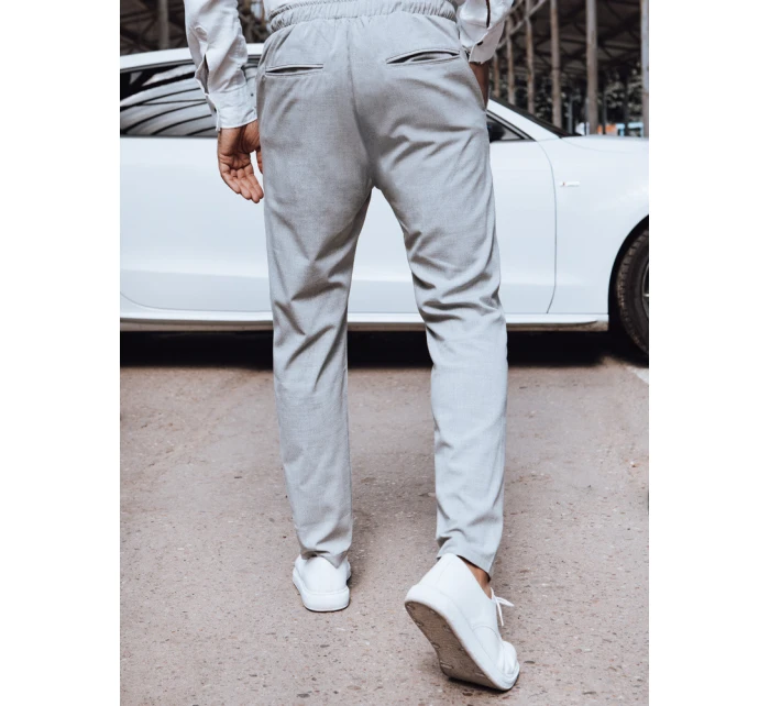 Pánské světle šedé chino kalhoty Dstreet model 21977501 - FashionStreet