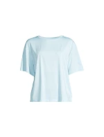 Dámské tričko CASALL Laser Mesh Tee, modrá barva