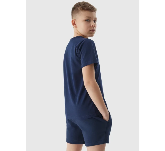 Chlapecké teplákové šortky 4F - tmavě modré