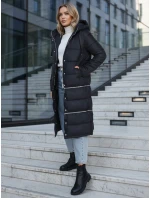 Dámska zimná dlhá bunda tmavomodrá FashionStreet TY5467 Dámska zimná dlhá bunda tmavomodrá FashionStreet TY5467