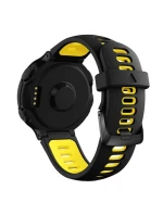 Silikónový remienok pre Garmin G02 - čierno-žltý Silikónový remienok pre Garmin G02 - čierno-žltý