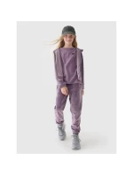 Dívčí velurová mikina s kapucí Junior model 21907491 - 4F