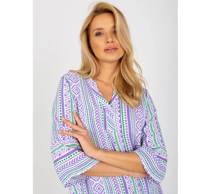 Dámska blúzka D73771M11062C fialová - FPrice Dámska blúzka D73771M11062C fialová - FPrice