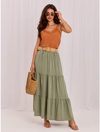 Spódnica MO SD model 22272220 khaki - FPrice