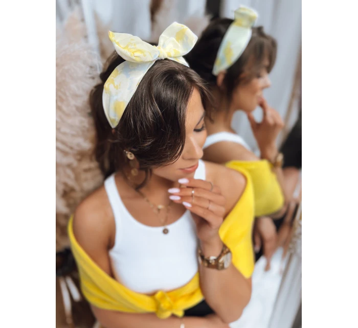 Dámská čelenka žlutá Dstreet model 21969241 - FashionStreet