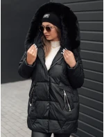 Dámská prošívaná zimní bunda s kapucí černá Dstreet model 21980915 - FashionStreet Dámská prošívaná zimní bunda s kapucí černá Dstreet model 21980915 - FashionStreet