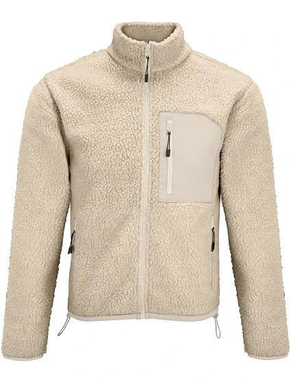 SOL'S Fury Fleecová bunda Sherpa 25.4042 shear beige/beige