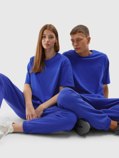Unisex bavlnené tričko 4FAW23TTSHU0885-36S modré - 4F