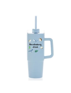 Personalizovaná termoska s průhledným víčkem s letním mixem 