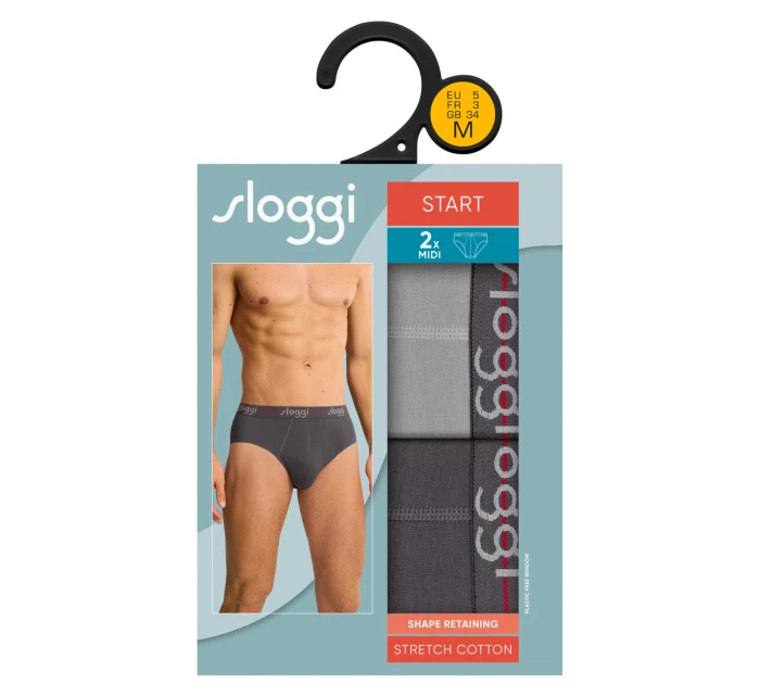 SLOGGI MEN START MIDI 2PACK 0034 SLIPY
