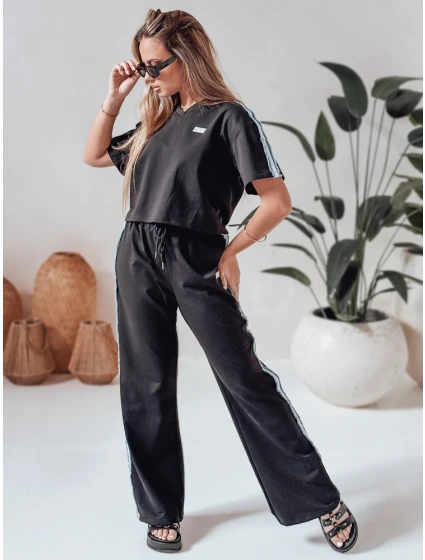 Dámská tepláková souprava oversize SPORT černá model 21988920 - Dstreet