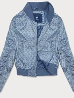 Dámsky krátky modrý bomber (AG3-2206)