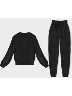 Černá dámská velurová souprava model 18973574 - J.STYLE Černá dámská velurová souprava model 18973574 - J.STYLE