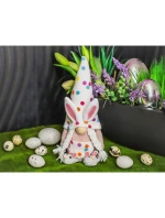 TRPASLÍK ZAJAC 25CM HRÁŠOK DIEVČA JARNÁ DEKORÁCIA