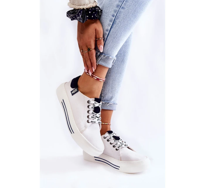 Dámské tenisky Memory Foam System Big Star model 21599563 Bíle - Big Star Shoes