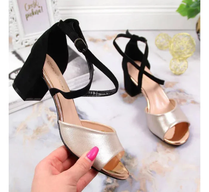 Dámske sandále na ihličkovom podpätku WOL68 - Potocki