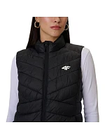Dámska vesta 4F F347 tmavočierna 4FWSS26TVJAF347 20S