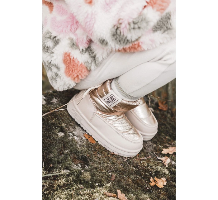 Dziecięce Śniegowce Big Star KK374221 Beżowo-Złote Dziecięce Śniegowce Big Star KK374221 Beżowo-Złote