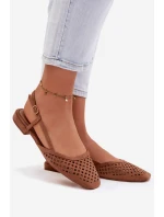 baleríny z eko semiše Camel model 21951516 - Boto