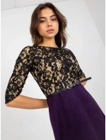 Šaty LK SK 506582 1.92 tmavo fialová