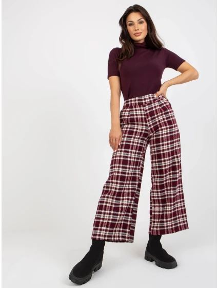 Dámské kalhoty LK SP bordó FPrice model 18398621 - Lakerta Dámské kalhoty LK SP bordó FPrice model 18398621 - Lakerta