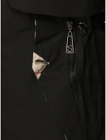Kurtka damska przejściowa parka z kapturem czarna model 22347514 - FashionStreet Kurtka damska przejściowa parka z kapturem czarna model 22347514 - FashionStreet