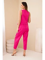 Súprava vesta + nohavice svetloružová