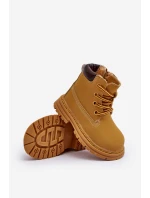 Dziecięce Botki Trapery Na Suwak Camel Bansi