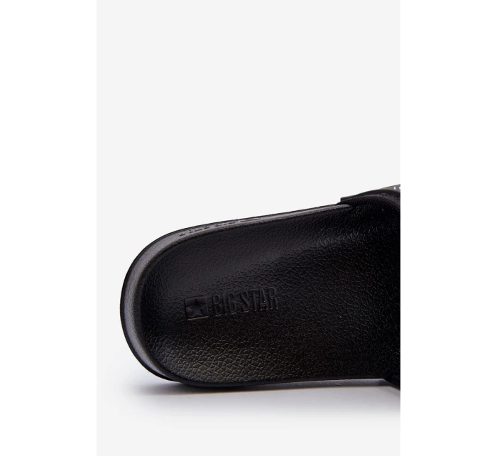 Lekkie Klapki Męskie Big Star NN174694 Czarne