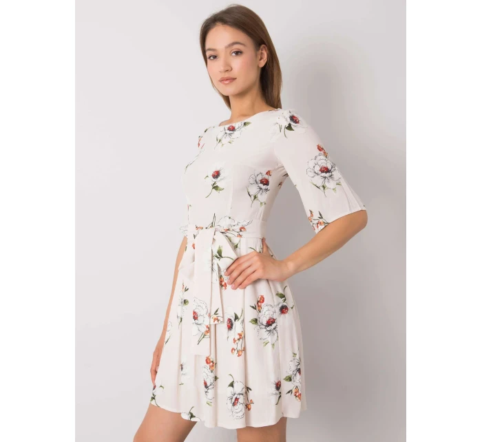 Šaty LK SK 507547.16P svetlo béžová