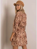 Šaty LK SK 508143.72P svetlohnedé