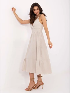 Sukienka MI SK model 21191047 beżowy - FPrice