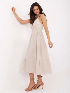 Sukienka MI SK model 21191047 beżowy - FPrice