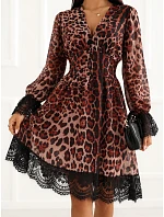 Sukienka MI SK  camelowy model 22550435 - FPrice