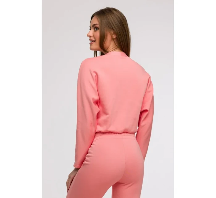 model 21047156 Zavinovací mikina korálová - BeWear