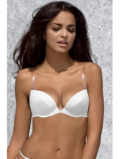 Podprsenka Pushup Paula model 21251222 bílá - Mat