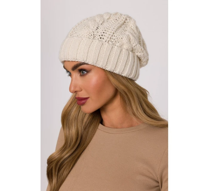 Dámska čiapka M897 Ecru - MOE