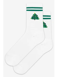 Vzorované vianočné ponožky U04.N56