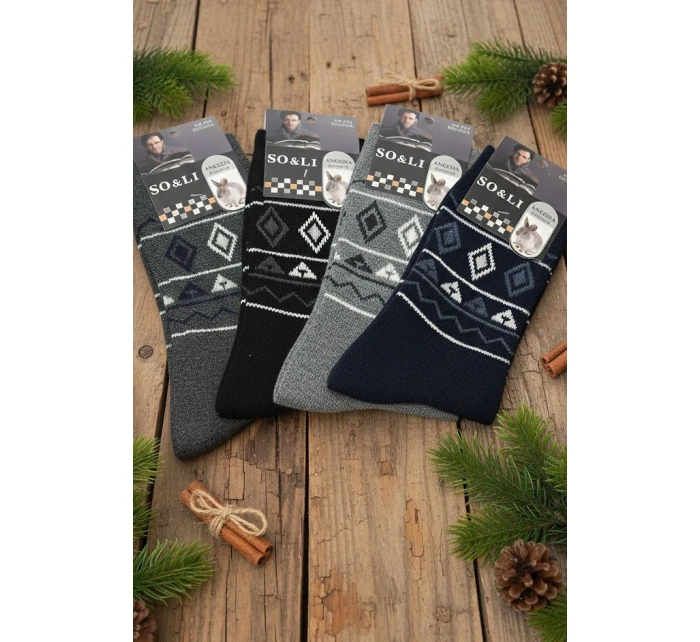 WiK SO&LI ponožky art.001/1 Angora pánske 39-46